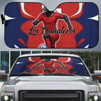 Panama Soccer Los Canaleros Auto Sun Shade Football Harpy Eagle Mascot