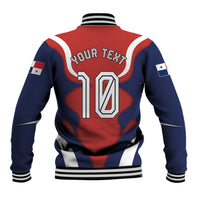 Personalized Panama Soccer Los Canaleros Baseball Jacket Football Harpy Eagle Mascot