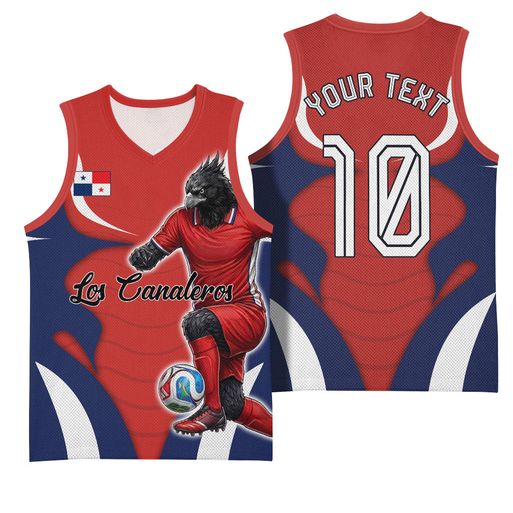 Personalized Panama Soccer Los Canaleros Basketball Jersey Football Harpy Eagle Mascot