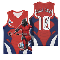 Personalized Panama Soccer Los Canaleros Basketball Jersey Football Harpy Eagle Mascot