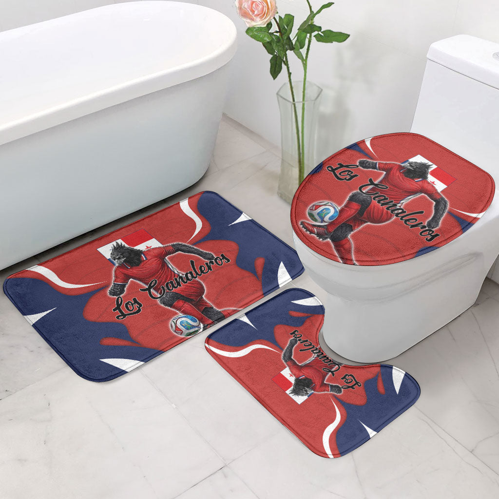 Panama Soccer Los Canaleros Bathroom Set Football Harpy Eagle Mascot