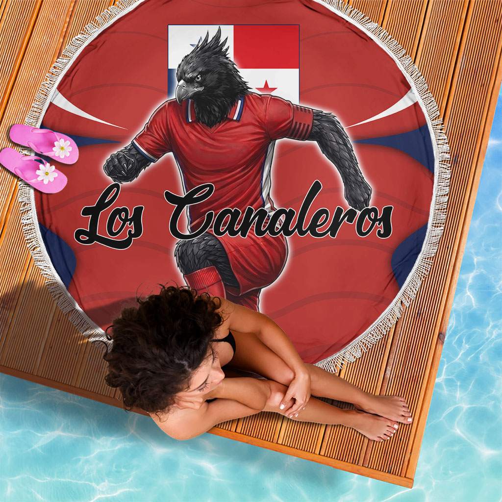 Panama Soccer Los Canaleros Beach Blanket Football Harpy Eagle Mascot