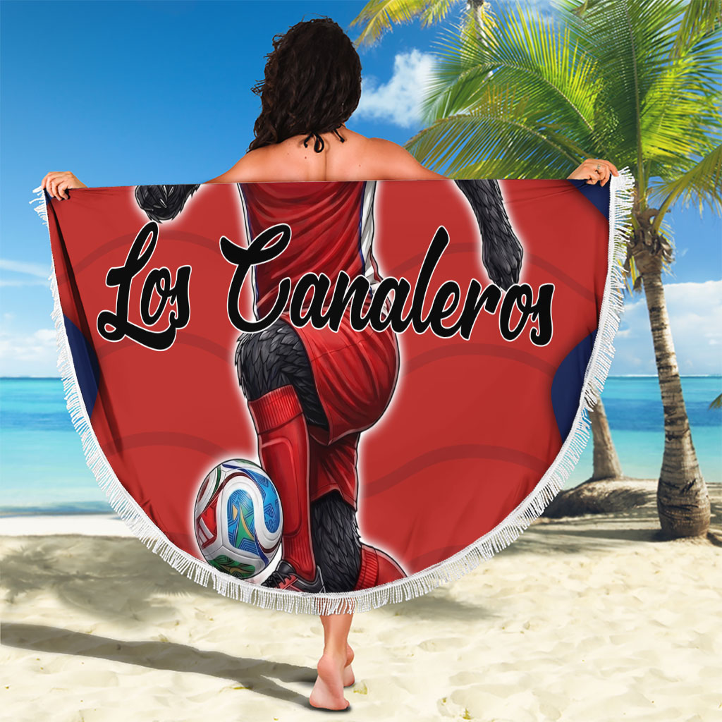 Panama Soccer Los Canaleros Beach Blanket Football Harpy Eagle Mascot