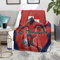 Panama Soccer Los Canaleros Blanket Football Harpy Eagle Mascot