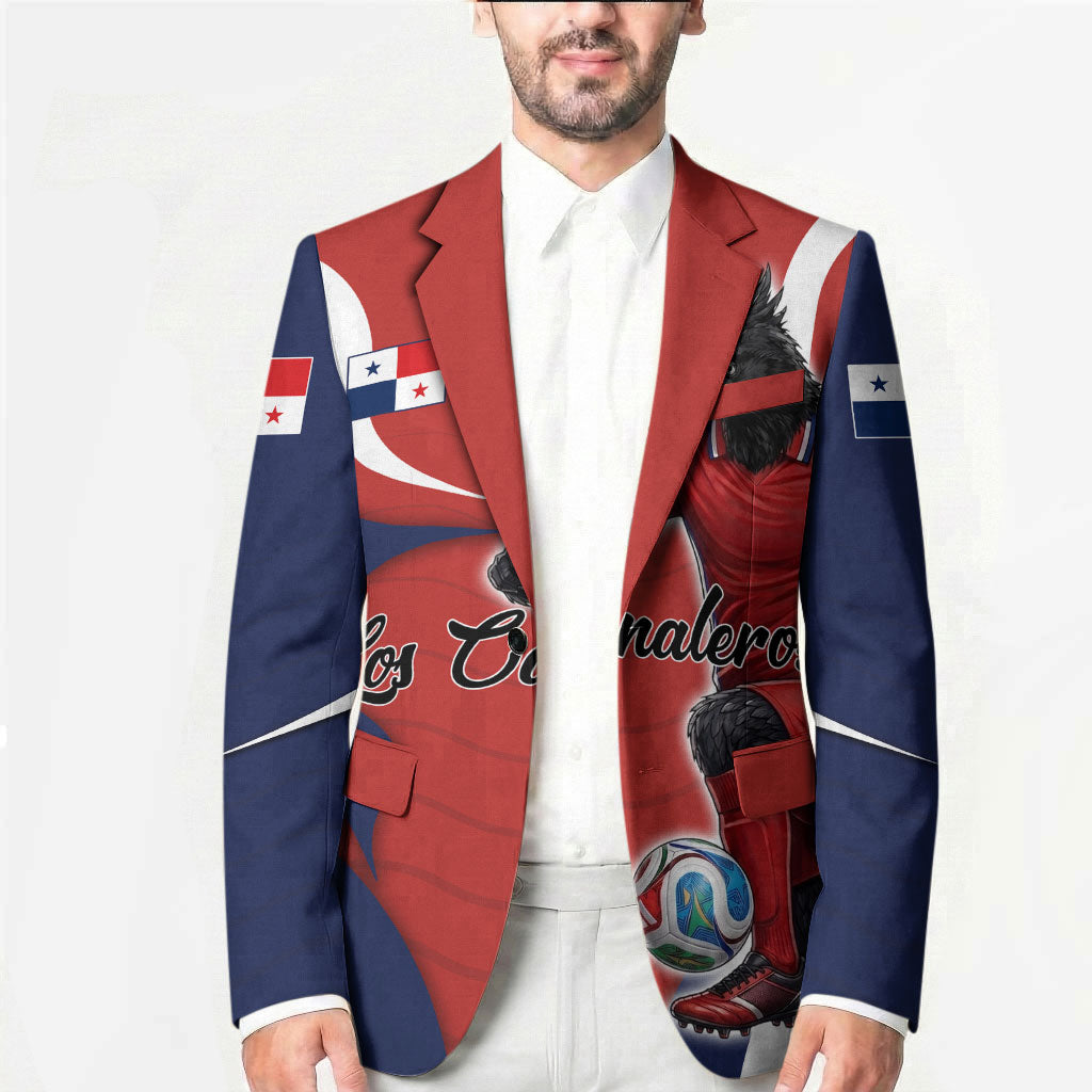 Personalized Panama Soccer Los Canaleros Blazer Football Harpy Eagle Mascot
