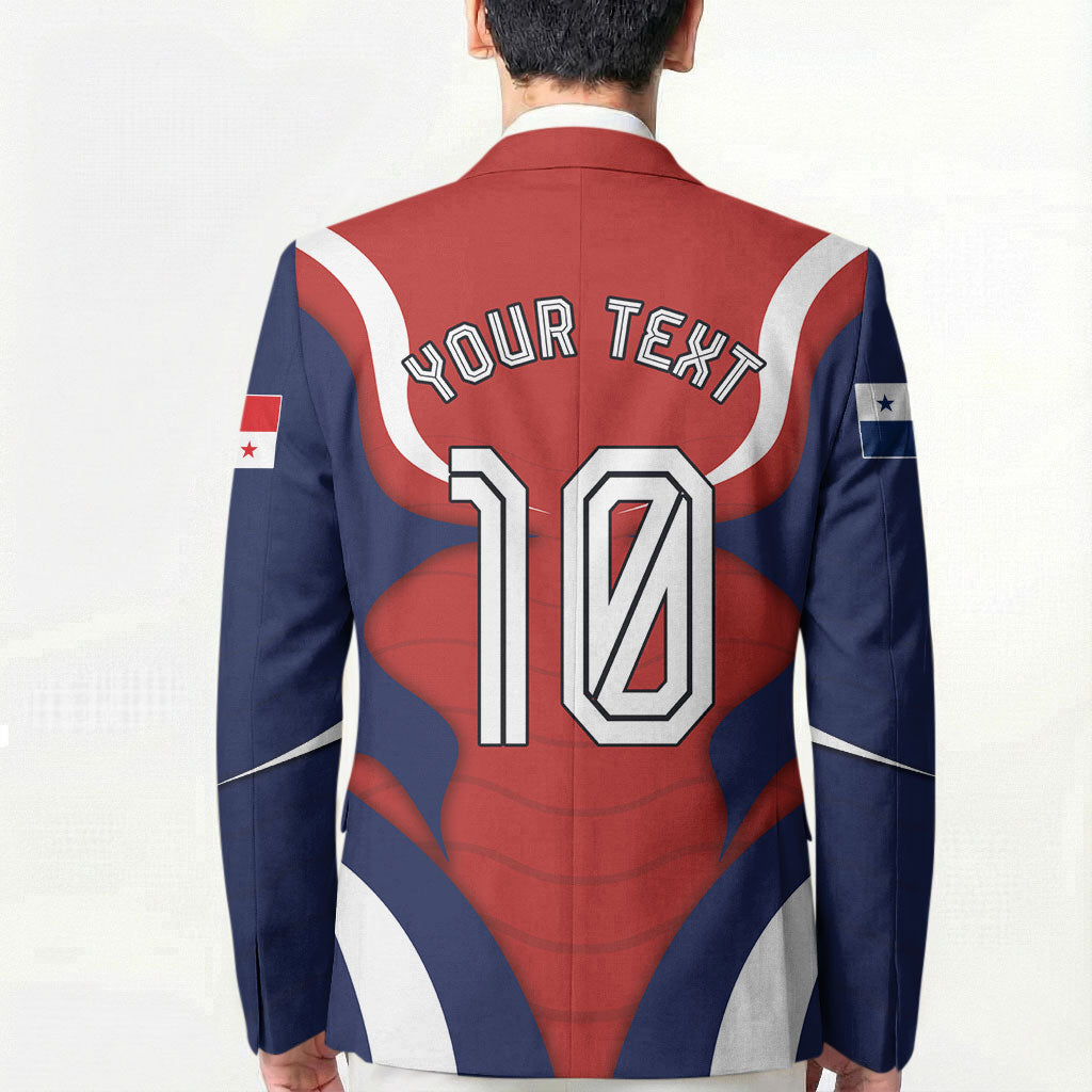Personalized Panama Soccer Los Canaleros Blazer Football Harpy Eagle Mascot
