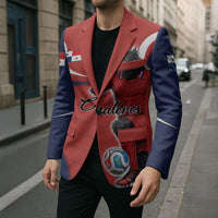 Personalized Panama Soccer Los Canaleros Blazer Football Harpy Eagle Mascot