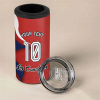 Personalized Panama Soccer Los Canaleros 4 in 1 Can Cooler Tumbler Football Harpy Eagle Mascot