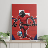 Panama Soccer Los Canaleros Canvas Wall Art Football Harpy Eagle Mascot