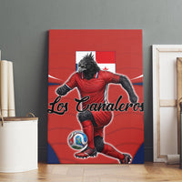 Panama Soccer Los Canaleros Canvas Wall Art Football Harpy Eagle Mascot