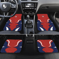 Personalized Panama Soccer Los Canaleros Car Mats Football Harpy Eagle Mascot