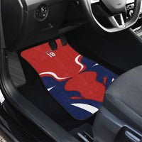 Personalized Panama Soccer Los Canaleros Car Mats Football Harpy Eagle Mascot