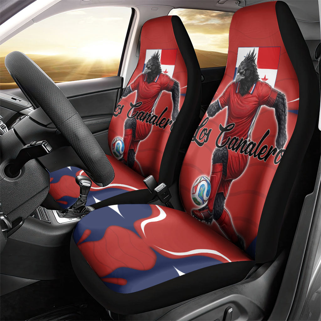 Panama Soccer Los Canaleros Car Seat Cover Football Harpy Eagle Mascot
