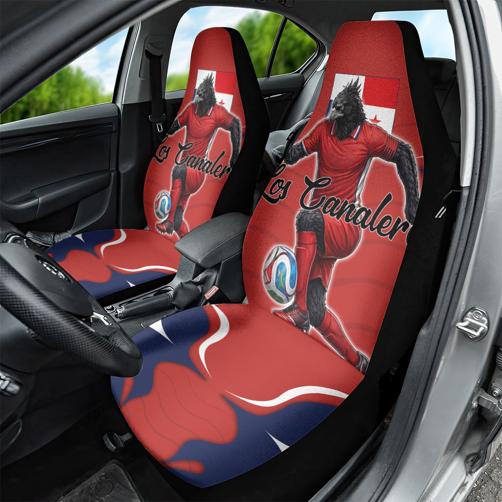 Panama Soccer Los Canaleros Car Seat Cover Football Harpy Eagle Mascot