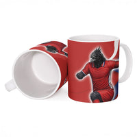 Personalized Panama Soccer Los Canaleros Ceramic Mug Football Harpy Eagle Mascot