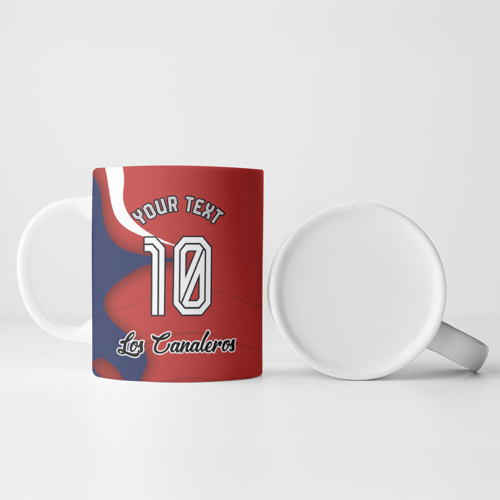 Personalized Panama Soccer Los Canaleros Ceramic Mug Football Harpy Eagle Mascot