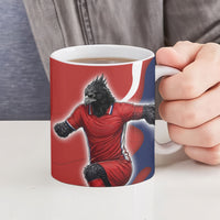 Personalized Panama Soccer Los Canaleros Ceramic Mug Football Harpy Eagle Mascot