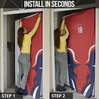 Personalized Panama Soccer Los Canaleros Door Cover Football Harpy Eagle Mascot
