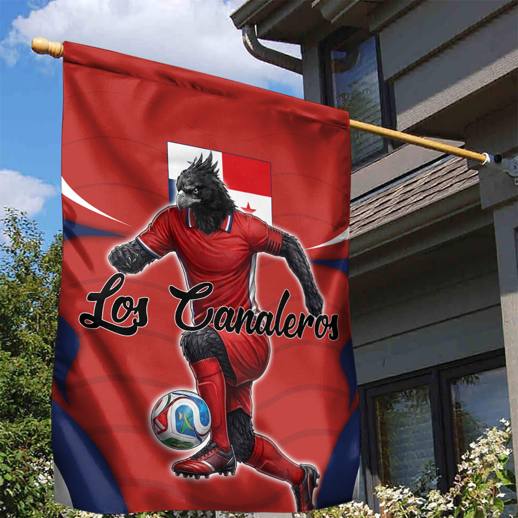Panama Soccer Los Canaleros Garden Flag Football Harpy Eagle Mascot