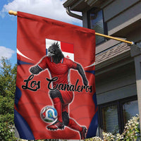 Panama Soccer Los Canaleros Garden Flag Football Harpy Eagle Mascot