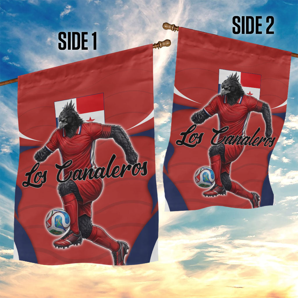 Panama Soccer Los Canaleros Garden Flag Football Harpy Eagle Mascot