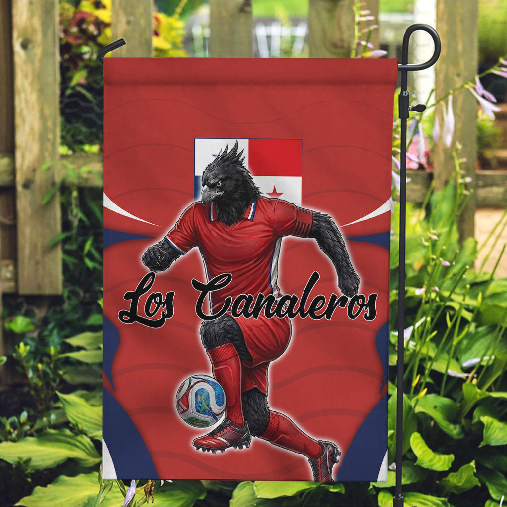 Panama Soccer Los Canaleros Garden Flag Football Harpy Eagle Mascot