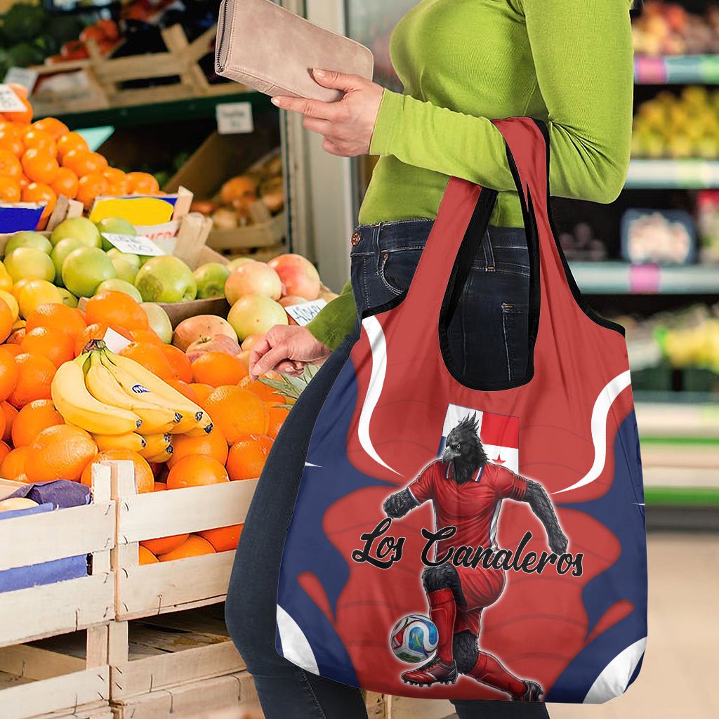 Panama Soccer Los Canaleros Grocery Bag Football Harpy Eagle Mascot