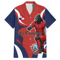 Personalized Panama Soccer Los Canaleros Hawaiian Shirt Football Harpy Eagle Mascot