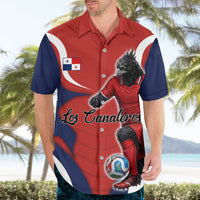 Personalized Panama Soccer Los Canaleros Hawaiian Shirt Football Harpy Eagle Mascot