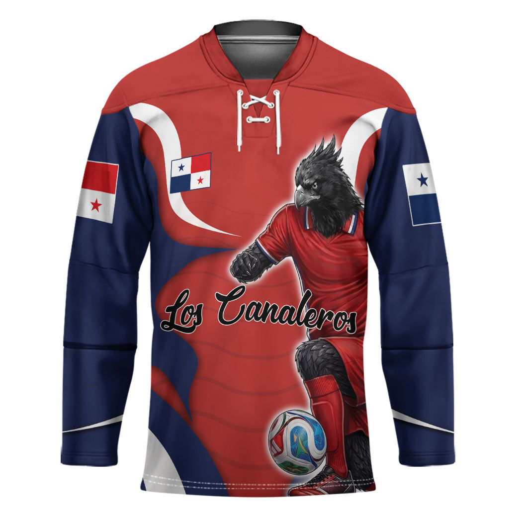 Personalized Panama Soccer Los Canaleros Hockey Jersey Football Harpy Eagle Mascot
