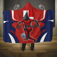 Panama Soccer Los Canaleros Hooded Blanket Football Harpy Eagle Mascot