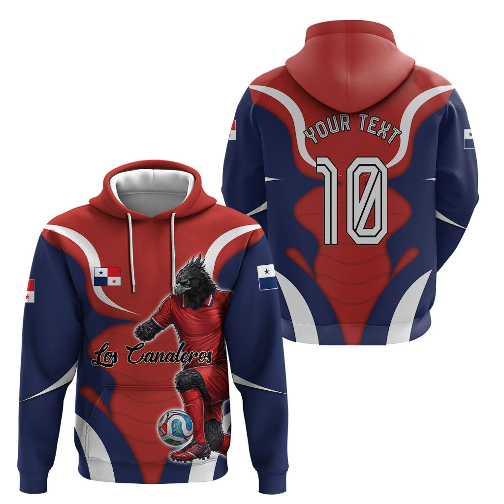 Personalized Panama Soccer Los Canaleros Hoodie Football Harpy Eagle Mascot