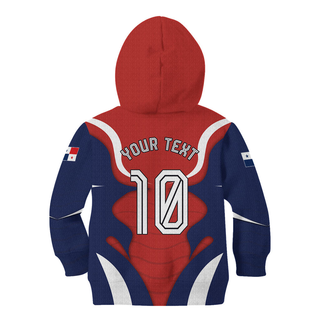 Personalized Panama Soccer Los Canaleros Kid Hoodie Football Harpy Eagle Mascot