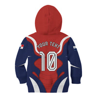 Personalized Panama Soccer Los Canaleros Kid Hoodie Football Harpy Eagle Mascot