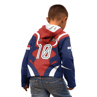 Personalized Panama Soccer Los Canaleros Kid Hoodie Football Harpy Eagle Mascot