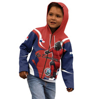 Personalized Panama Soccer Los Canaleros Kid Hoodie Football Harpy Eagle Mascot