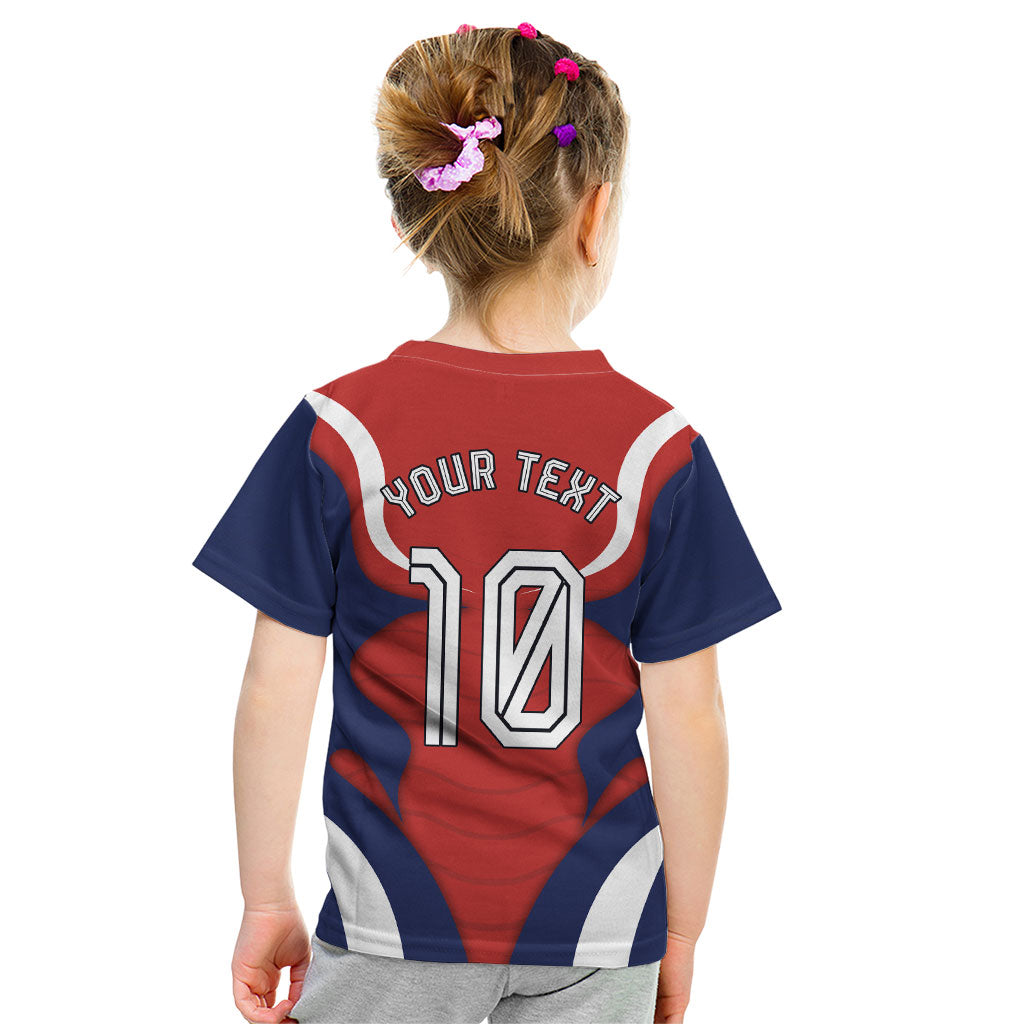 Personalized Panama Soccer Los Canaleros Kid T Shirt Football Harpy Eagle Mascot