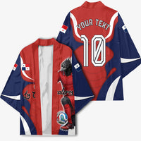 Personalized Panama Soccer Los Canaleros Kimono Football Harpy Eagle Mascot