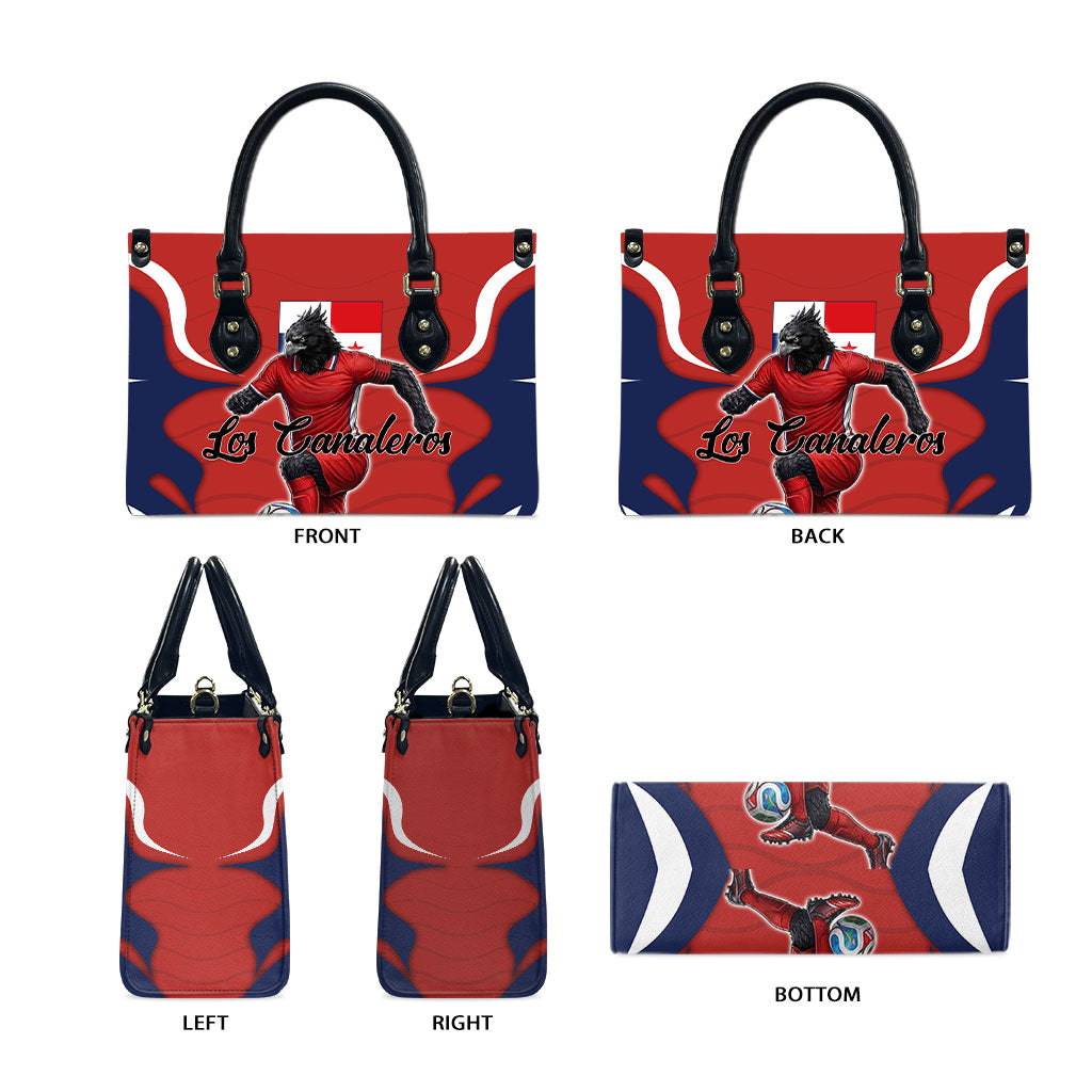 Panama Soccer Los Canaleros Leather Bag Football Harpy Eagle Mascot