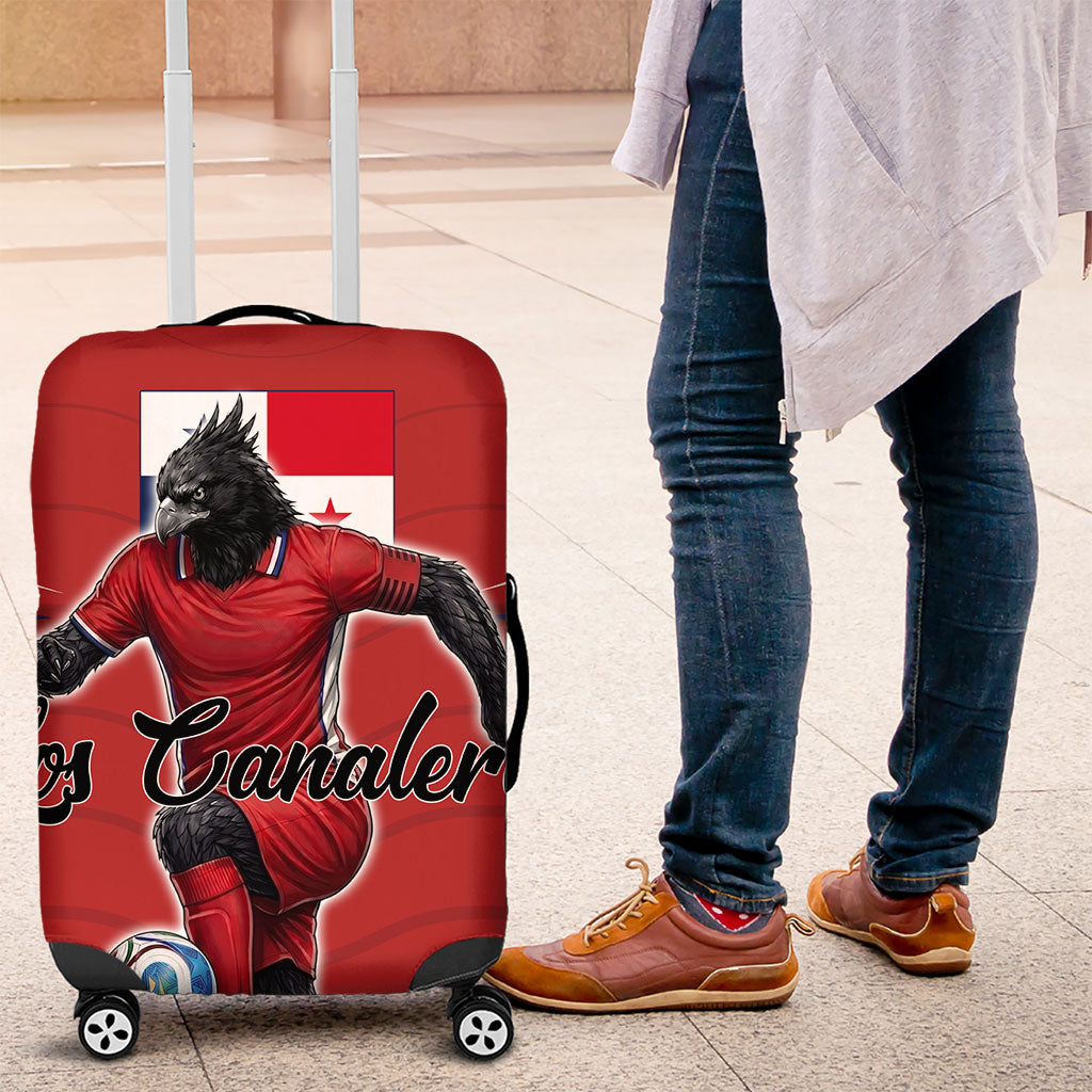 Panama Soccer Los Canaleros Luggage Cover Football Harpy Eagle Mascot