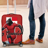 Panama Soccer Los Canaleros Luggage Cover Football Harpy Eagle Mascot