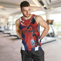 Personalized Panama Soccer Los Canaleros Men Tank Top Football Harpy Eagle Mascot