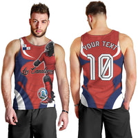 Personalized Panama Soccer Los Canaleros Men Tank Top Football Harpy Eagle Mascot