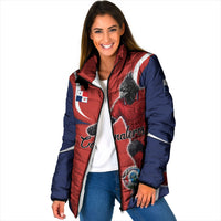 Personalized Panama Soccer Los Canaleros Padded Jacket Football Harpy Eagle Mascot
