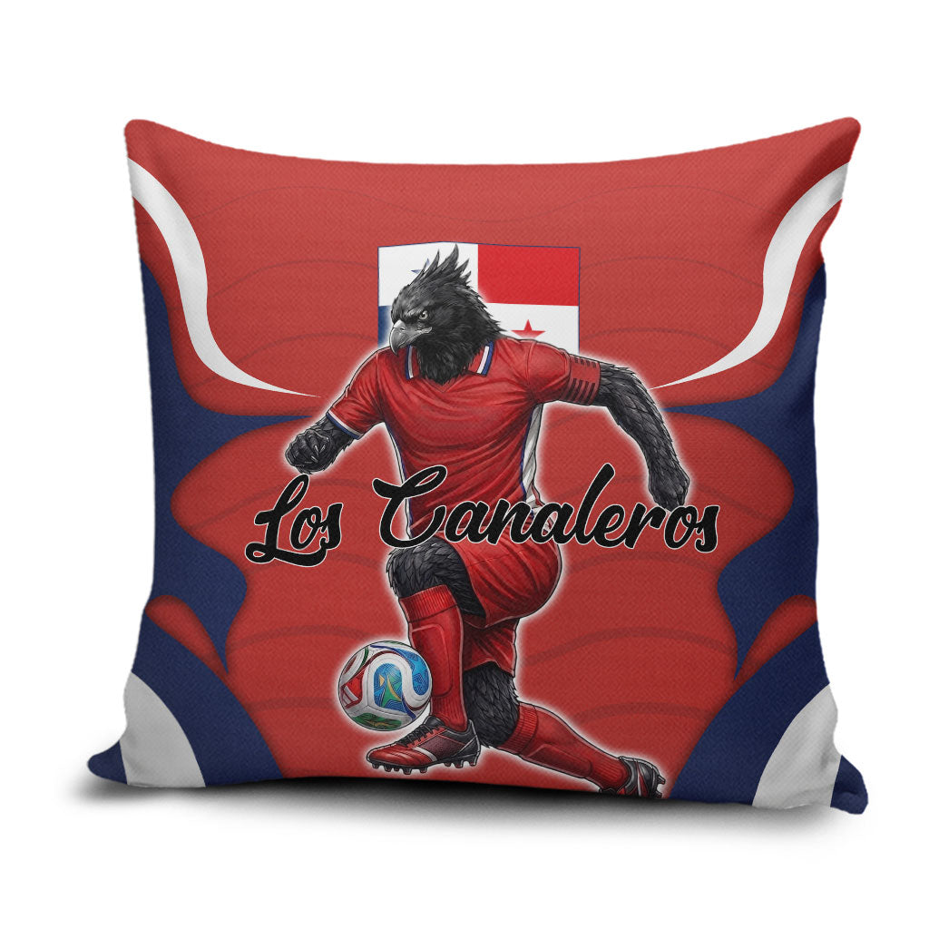 Panama Soccer Los Canaleros Pillow Cover Football Harpy Eagle Mascot
