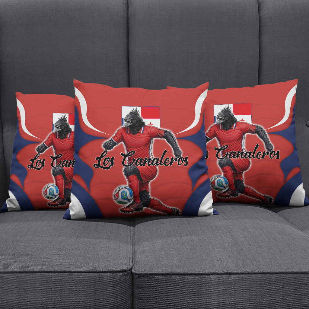 Panama Soccer Los Canaleros Pillow Cover Football Harpy Eagle Mascot