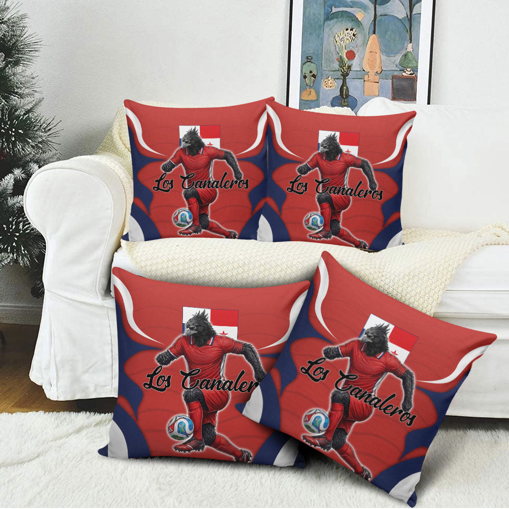 Panama Soccer Los Canaleros Pillow Cover Football Harpy Eagle Mascot