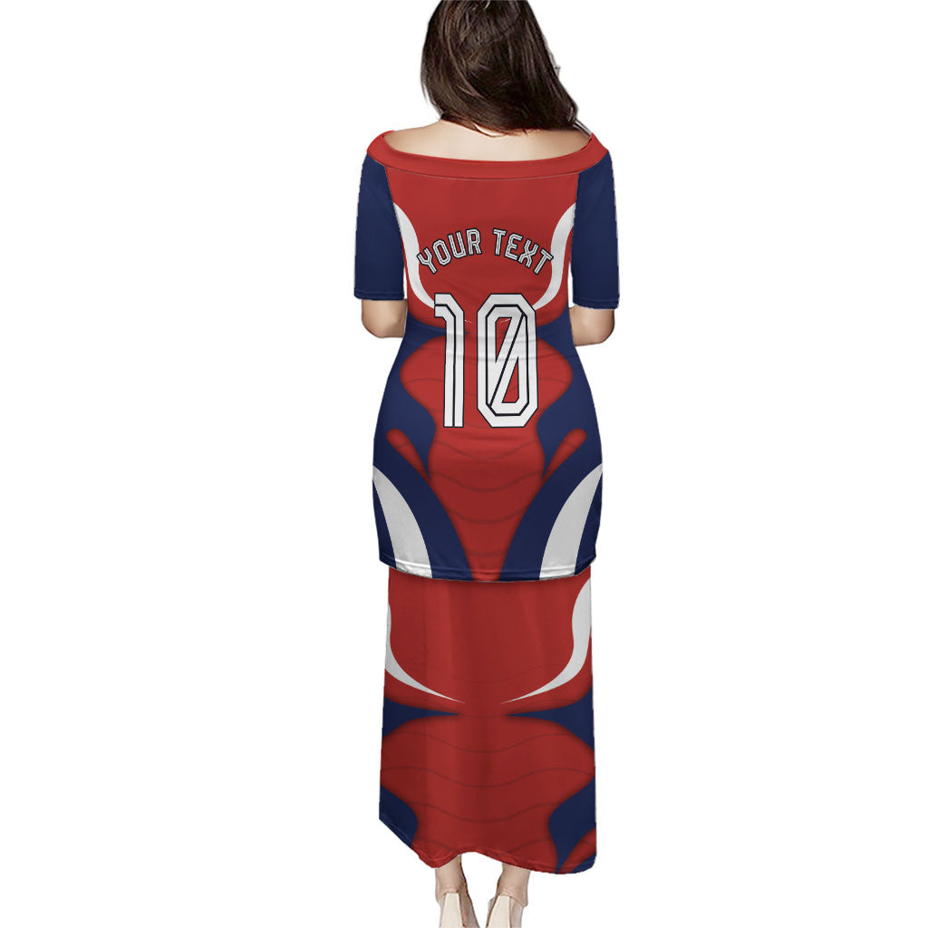 Personalized Panama Soccer Los Canaleros Puletasi Football Harpy Eagle Mascot