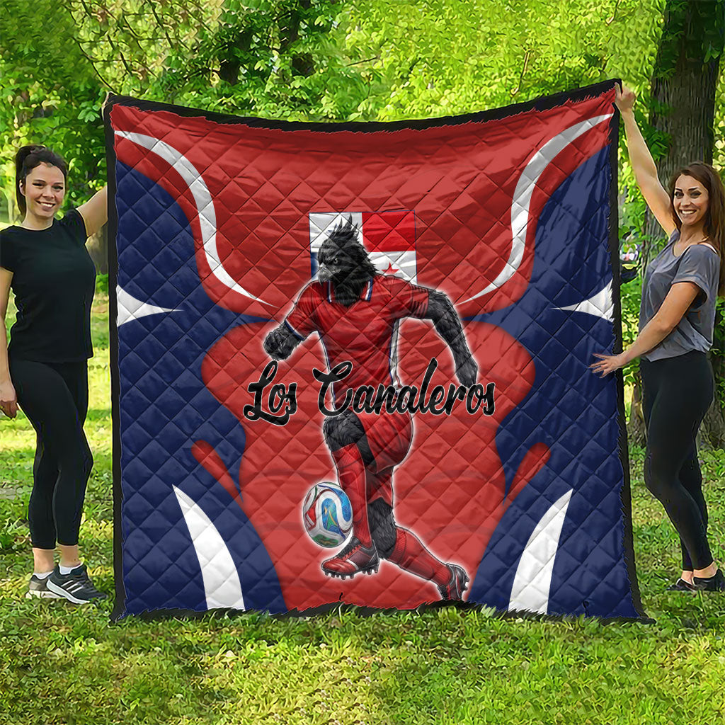 Panama Soccer Los Canaleros Quilt Football Harpy Eagle Mascot