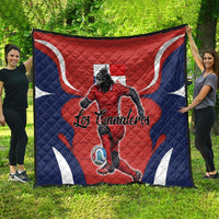 Panama Soccer Los Canaleros Quilt Football Harpy Eagle Mascot